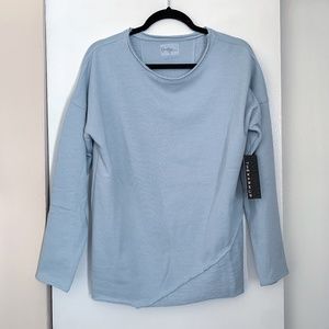 Jessica Simpson The Warm Up Blue Sweatshirt